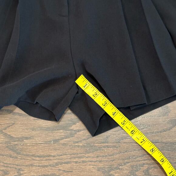 Suncoo Paris Benny High Waisted Belted Shorts - Black Size XSmall (T0) NEW - Picture 10 of 12